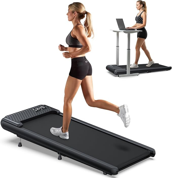 WELLFIT Walking Pad Treadmill with 10% Incline for Home, Quiet Standing Under Desk Treadmills for... | Amazon (US)