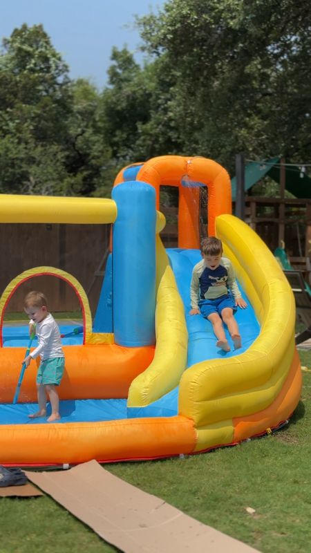 First day of summer kids activities! Inflatable water slidees

#LTKSwim #LTKSeasonal #LTKKids