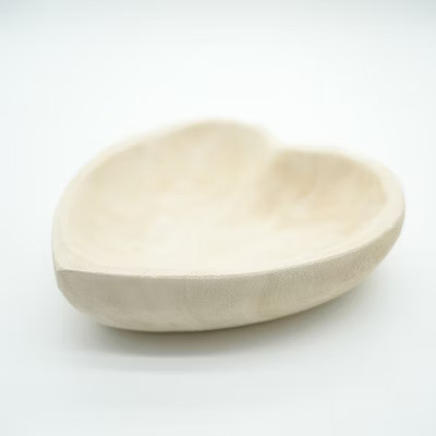 Moda Furnishings Beige Boruch Wood Decorative Bowl | Target