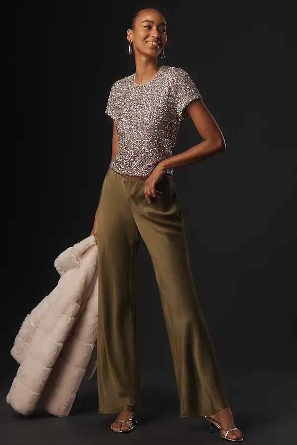 Tilda Pull-On Wide-Leg Pants | Anthropologie (US)