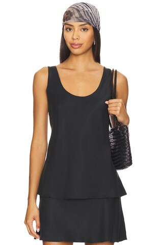 EAVES x Coco Nico Silk Tank in Black from Revolve.com | Revolve Clothing (Global)