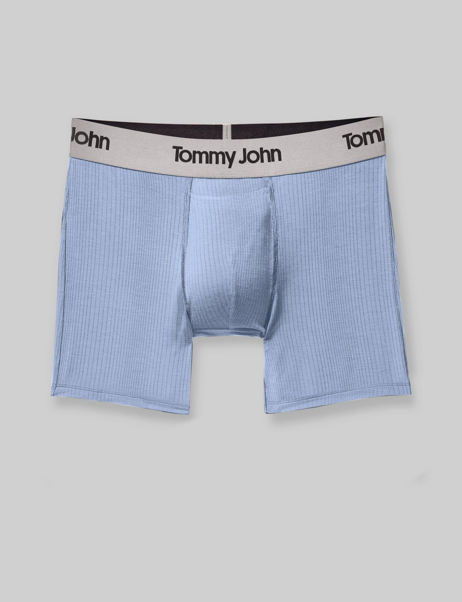 Second Skin Luxe Rib Mid-Length Boxer Brief 6" | Tommy John