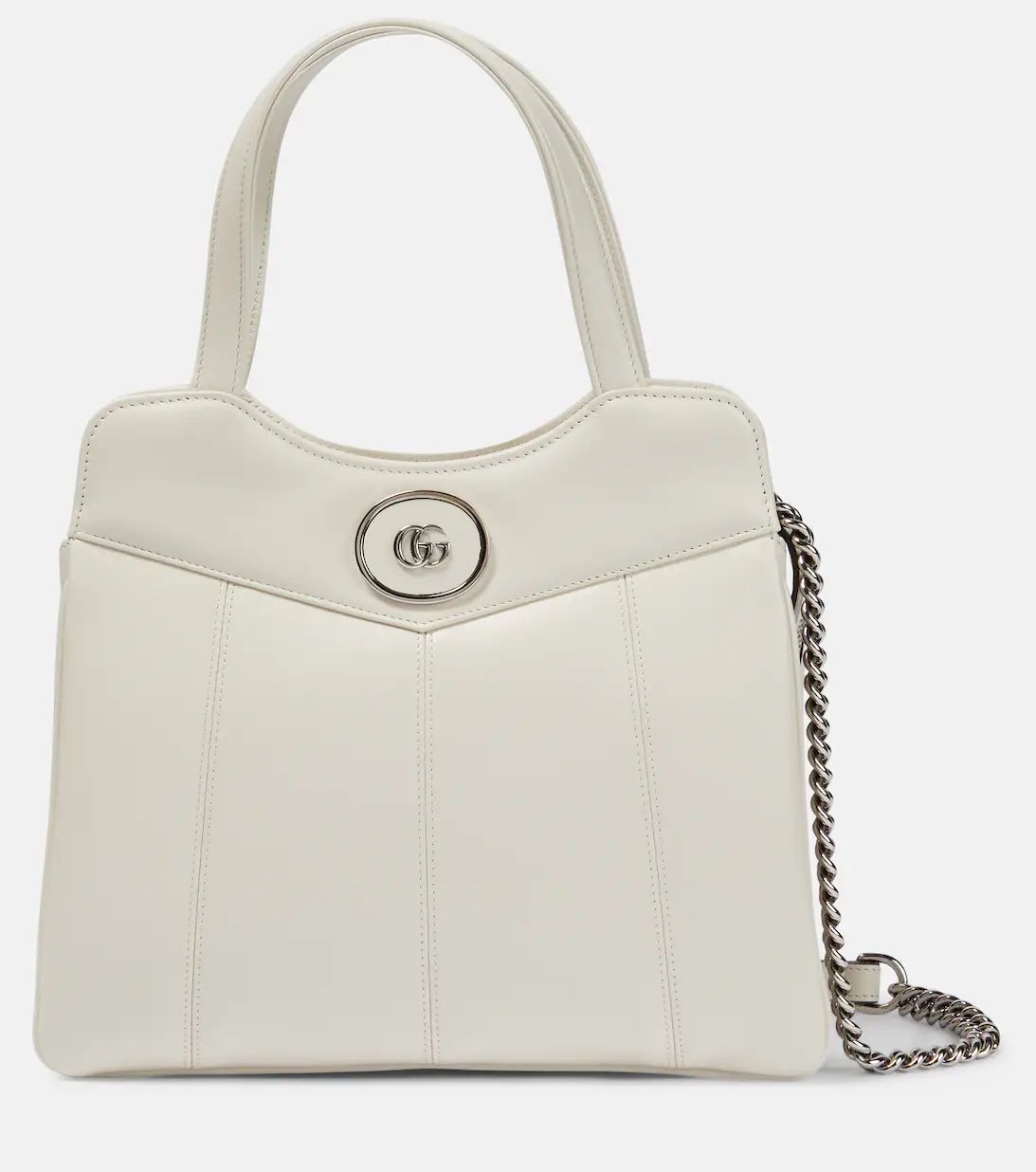 Petite GG Medium leather tote bag | Mytheresa (UK)