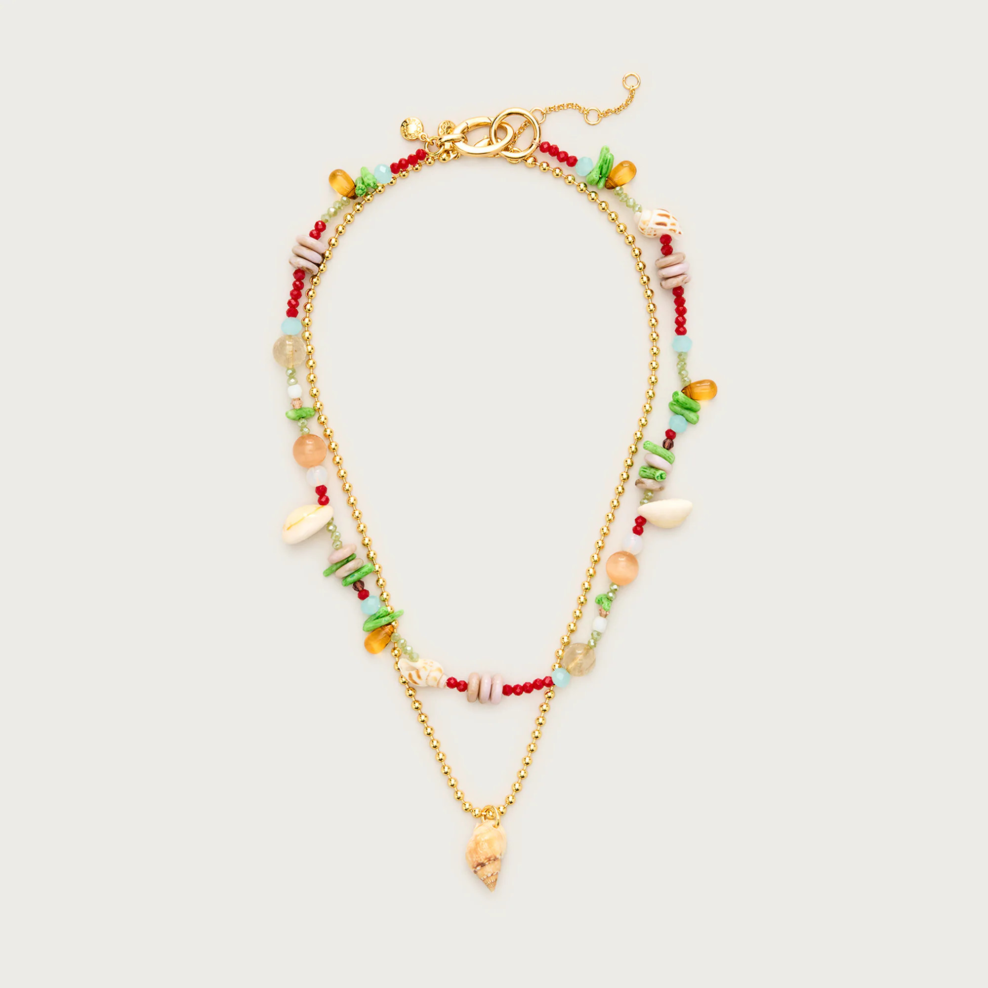 Beaded shell necklaces set-of-two | J. Crew US