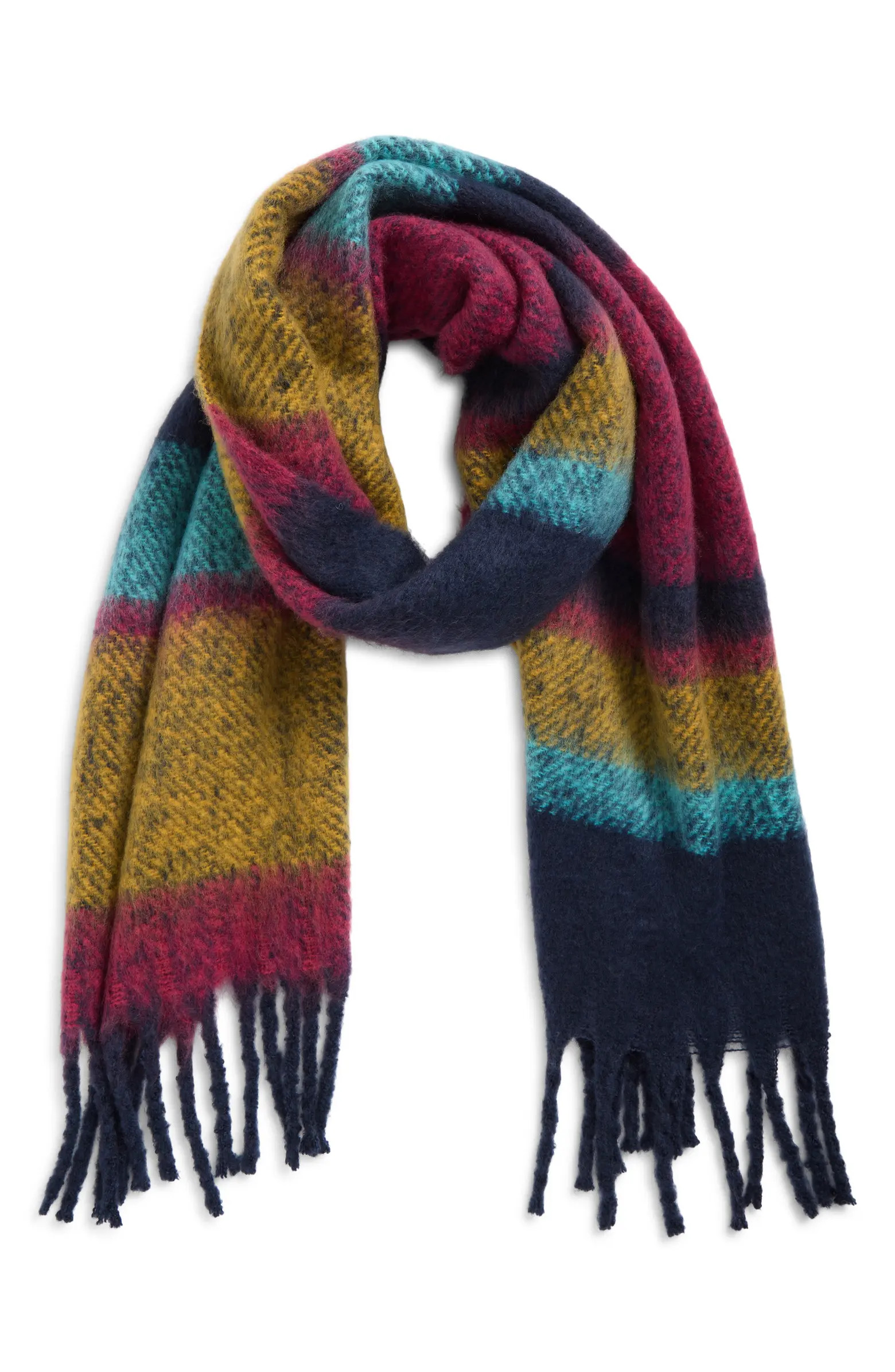 Stripe Fringe Scarf | Nordstrom