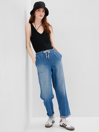 Mid Rise Easy Pull-On Jeans | Gap (US)