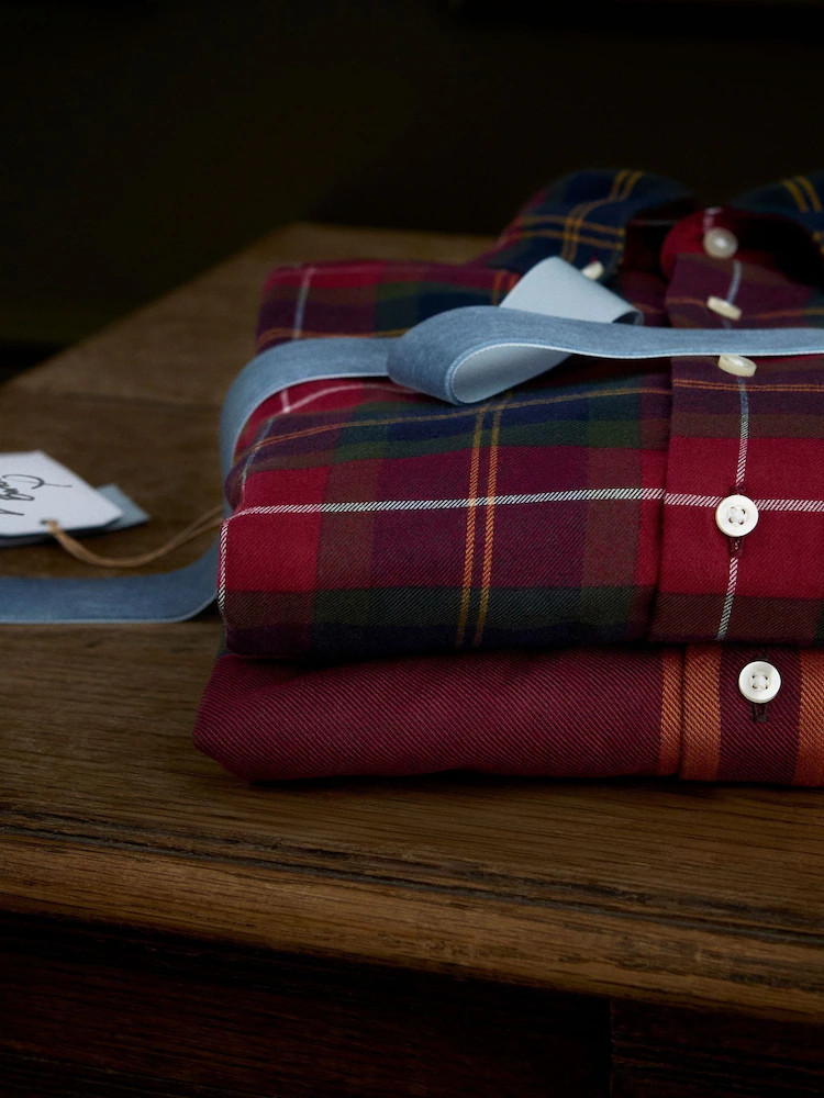 Barbour® Red Fortrose Tailored Tartan Shirt | Next AU
