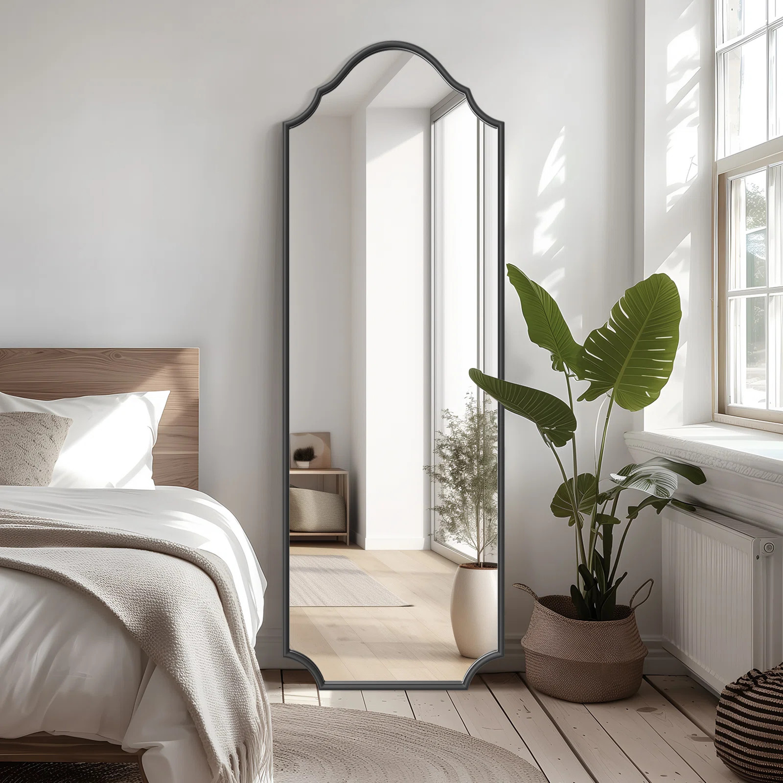 Lilith Metal Full Length Leaner Mirror | Wayfair North America
