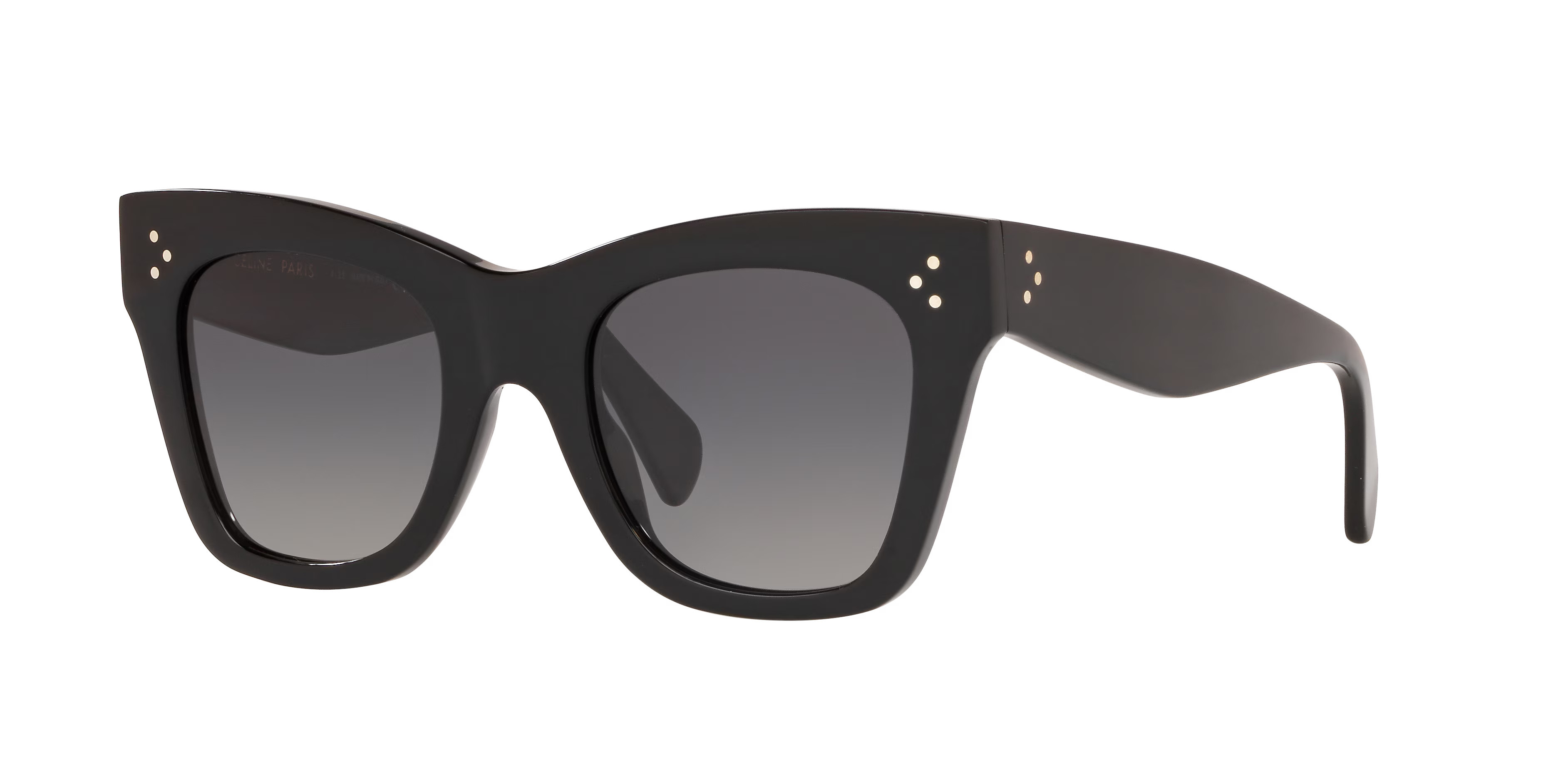 Celine Vrouwelijk Sunglass CL4004IN - Framekleur: Zwart glanzend, Lenskleur: Grijs Polar | Sunglass Hut EU