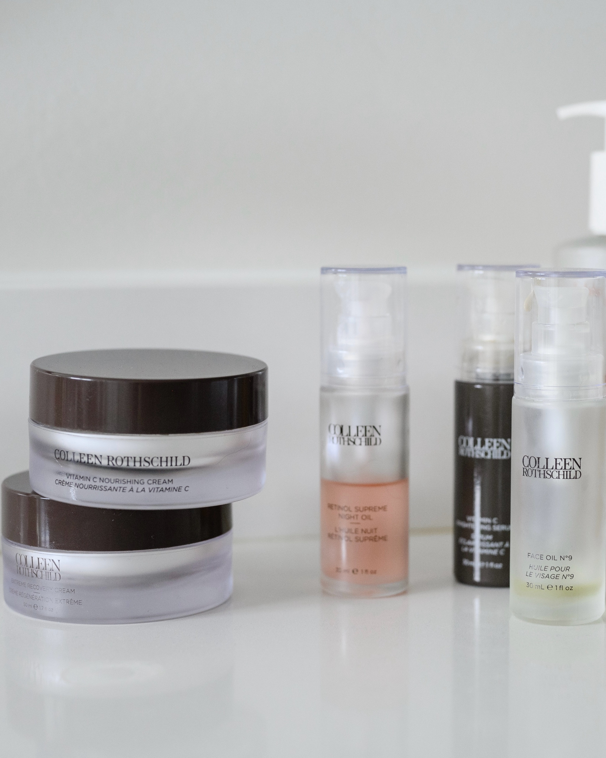 Colleen Rothchild, friends and family sale 25% off code FAMILY

I love the Vitamin C Serum and Vitamin Nourishing Cream the duo helps improve the appearance of dark spots and uneven skin texture! 

At night I use the Retinol Supreme Oil & Extreme recovery cream to help skin tone and texture, while fighting age spots and improves dullness #CRParter

#LTKsalealert #LTKover40 #LTKbeauty