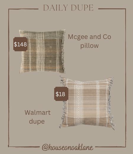Mcgee and co dupe. This Walmart pillow is so cute! I love the color and pattern and especially the price! 

Plaid, vintage geometric, brown, tan throw pillow 

#LTKhome #LTKunder50 #LTKFind