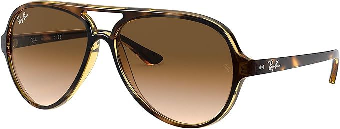 Ray-Ban RB4125 Cats 5000 Aviator Sunglasses | Amazon (US)