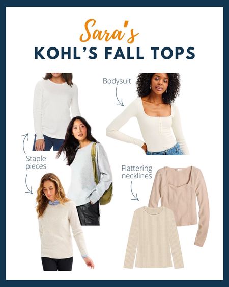 Shop Sara’s favorite Fall and Winter tops on sale at Kohl’s right now!

#LTKstyletip #LTKsalealert #LTKworkwear