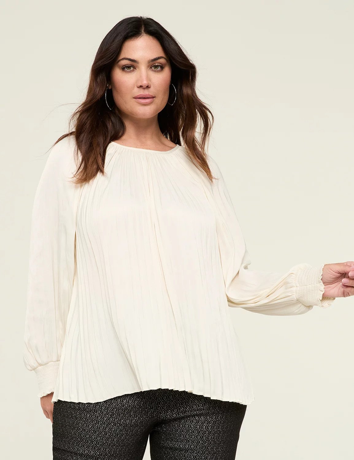 Swing Pleated Blouse | Lane Bryant (US)