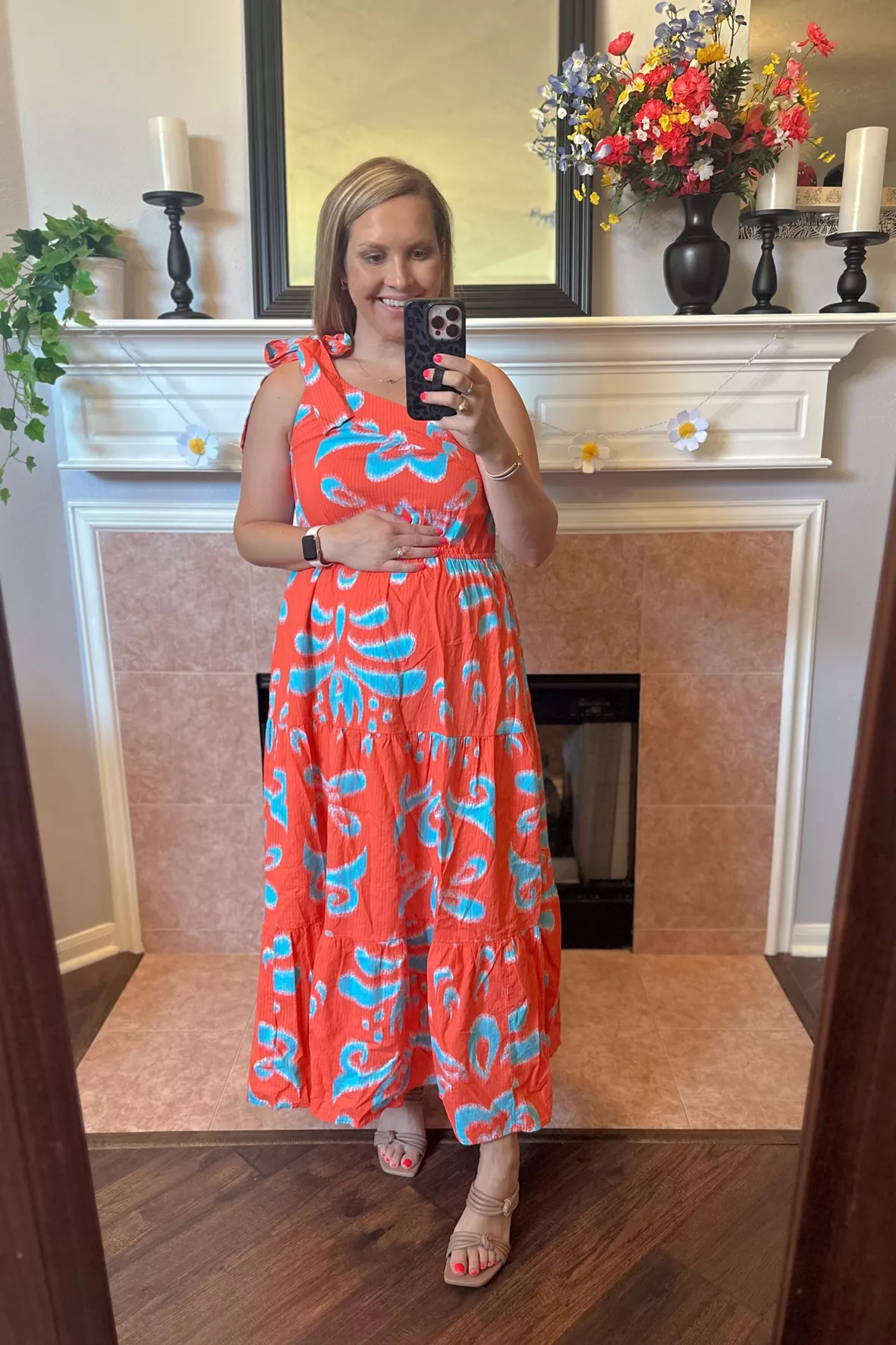 belk red dress Connected Apparel Warm Fall Cinnamon Size 12 Long Sleeves NWT 3/4 sleeves Women's Red Dresses | Belk