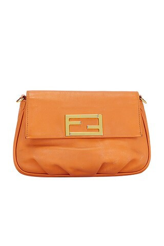 fendi Fendi Fendista Pochette Crossbody Bag in Orange - Orange. Size all. | FWRD 