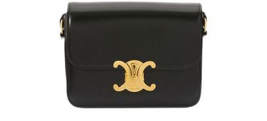 Teen Triomphe bag in shiny calfskin - CELINE | 24S US