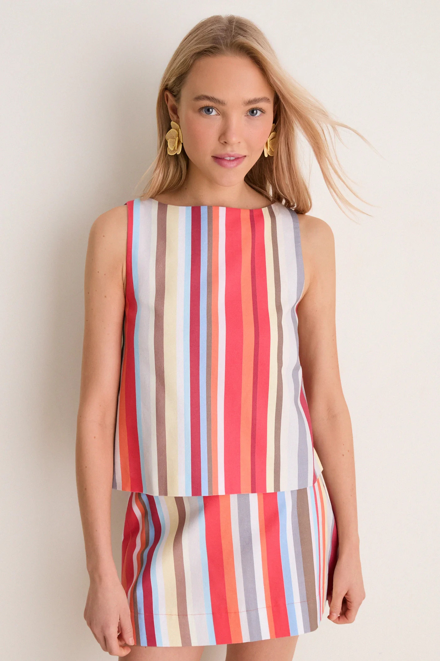 Vibrant Stripe Boatneck Top | Tuckernuck (US)