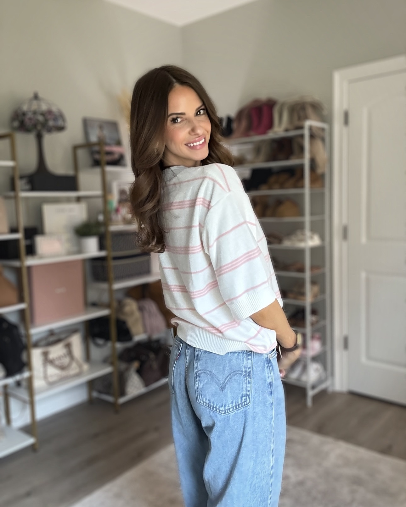 3/4 sleeve sweater top from Amazon. Very comfortable and cute. I’m wearing a size small and it fits TTS!

#LTKootd #LTKgrwm #LTKSeasonal