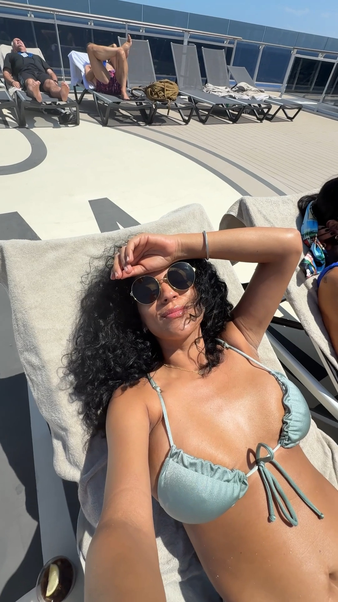 The seamoss color is so god for vacay vibes!🏝️👙 @kadimah #kadimah #swimsuit #bikini #travel #swim #vacation 

#LTKTravel #LTKStyleTip #LTKSwim