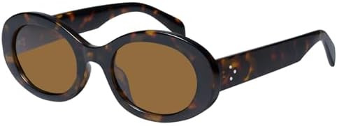 mosanana Oval Retro Trendy Sunglasses for Women 90s Style MS52371 | Amazon (US)