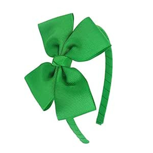 MEEDEE Spring Green Bow Headband Emerald Green Bowknot Headband Big Bow Hair Hoop Headband for Gi... | Amazon (US)
