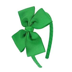 MEEDEE Spring Green Bow Headband Emerald Green Bowknot Headband Big Bow Hair Hoop Headband for Gi... | Amazon (US)