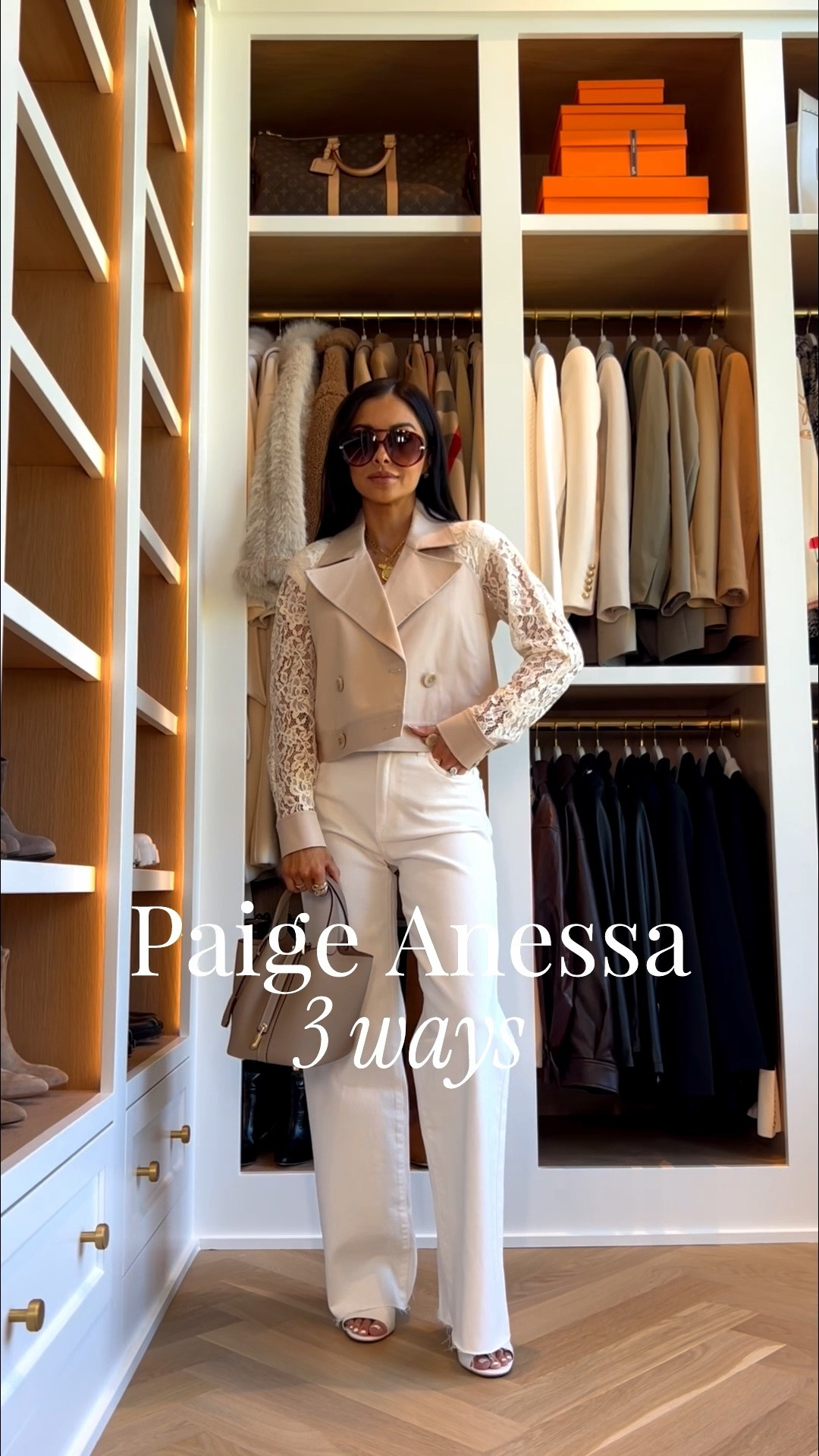 The Paige Anessa wide leg jeans are one of my favorite pieces right now. They’re easy to dress up or down and even work for business casual outfits. I bought the ecru, dark wash and tan colors - all versatile denim you can wear now through summer.

#LTKmomlife #LTKootd #LTKOver40