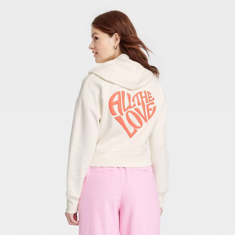 Women's Hooded Love Sweatshirt - A New day™ | Target