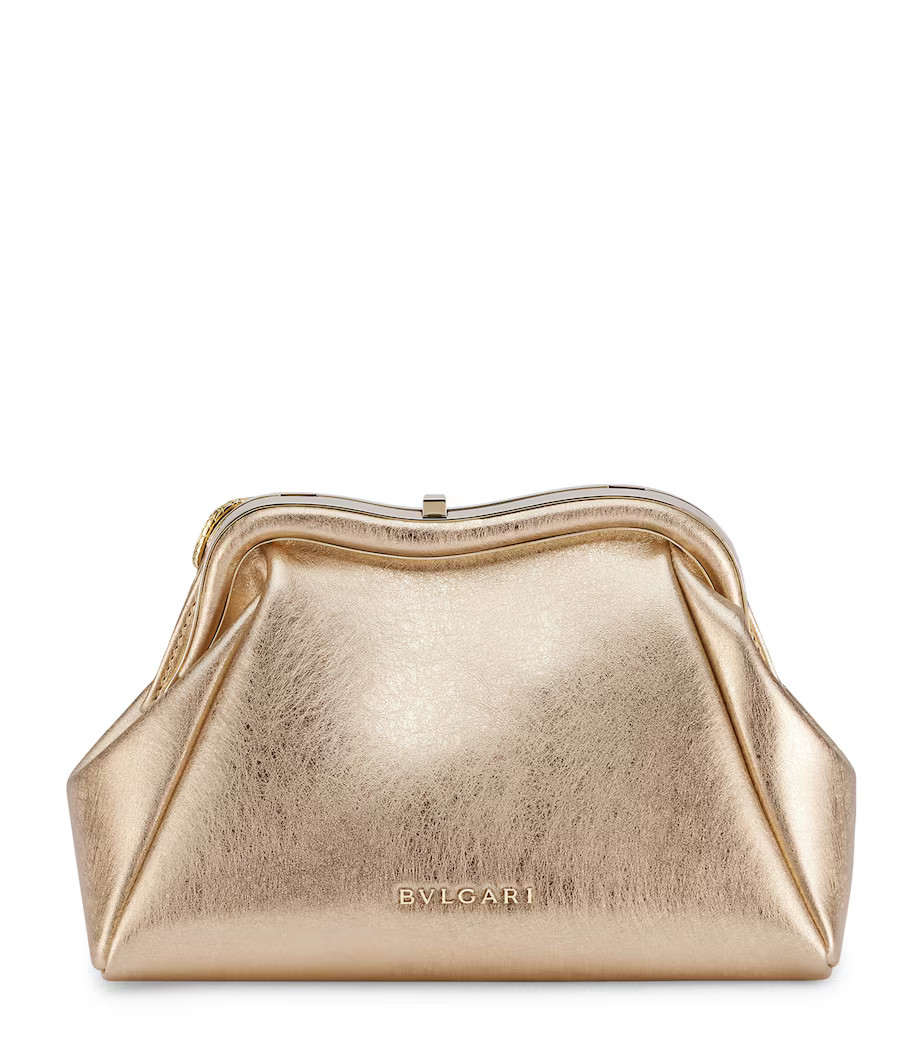 Small Leather Serpentine Clutch Bag | Harrods