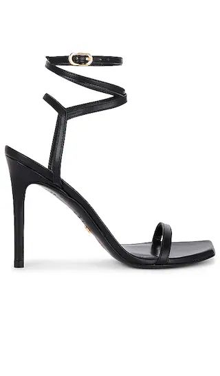 x REVOLVE Barelynudist 100 Sandal in Black Nappa | Revolve Clothing (Global)