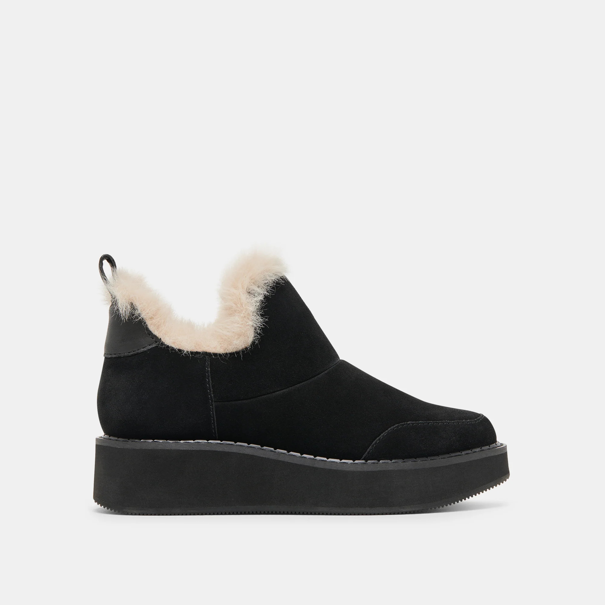 Ardy Plush H2O Booties Onyx Suede | DolceVita.com