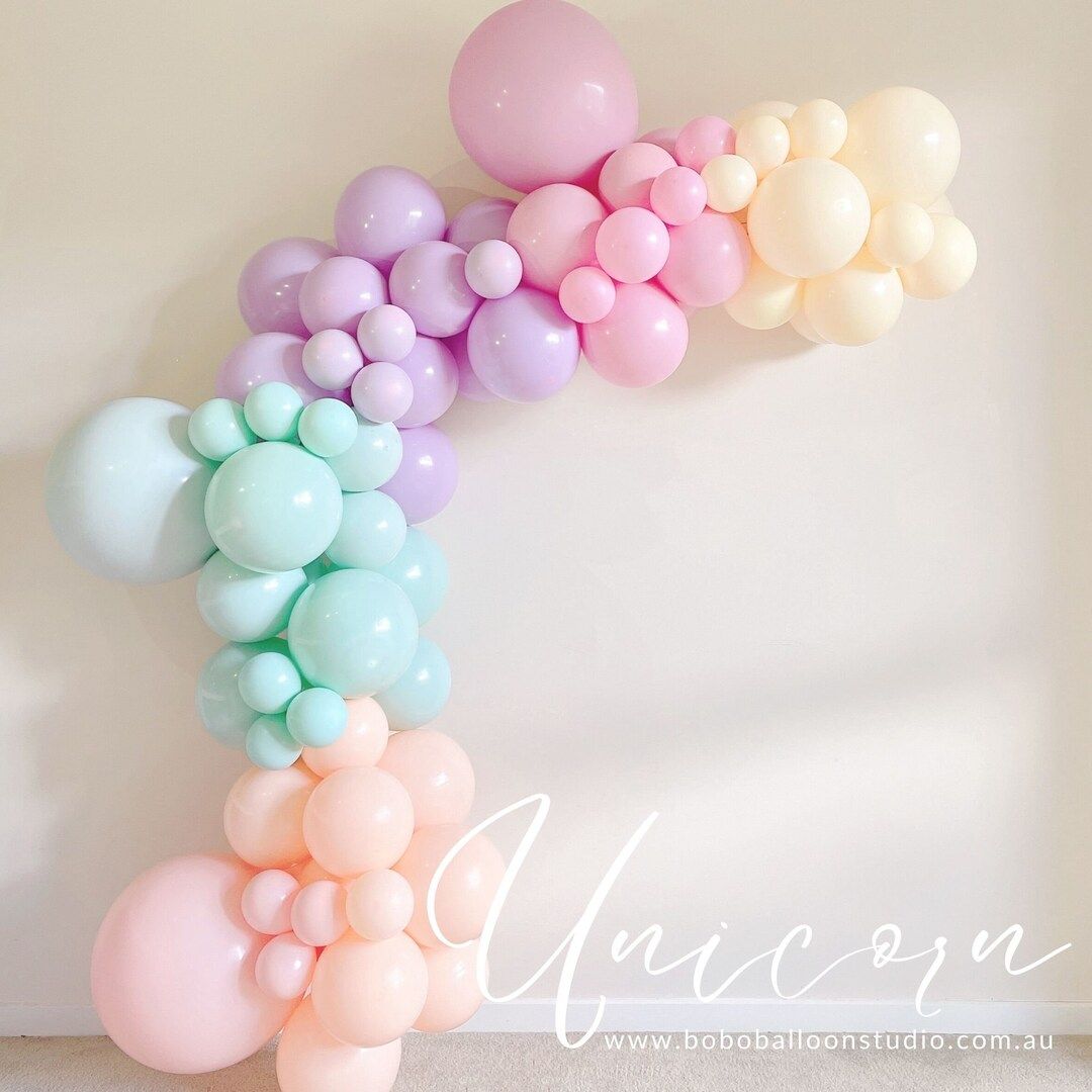 100pcs 1.5M Pastel  Macaron  Unicorn  Icecream DIY Balloon - Etsy | Etsy (US)