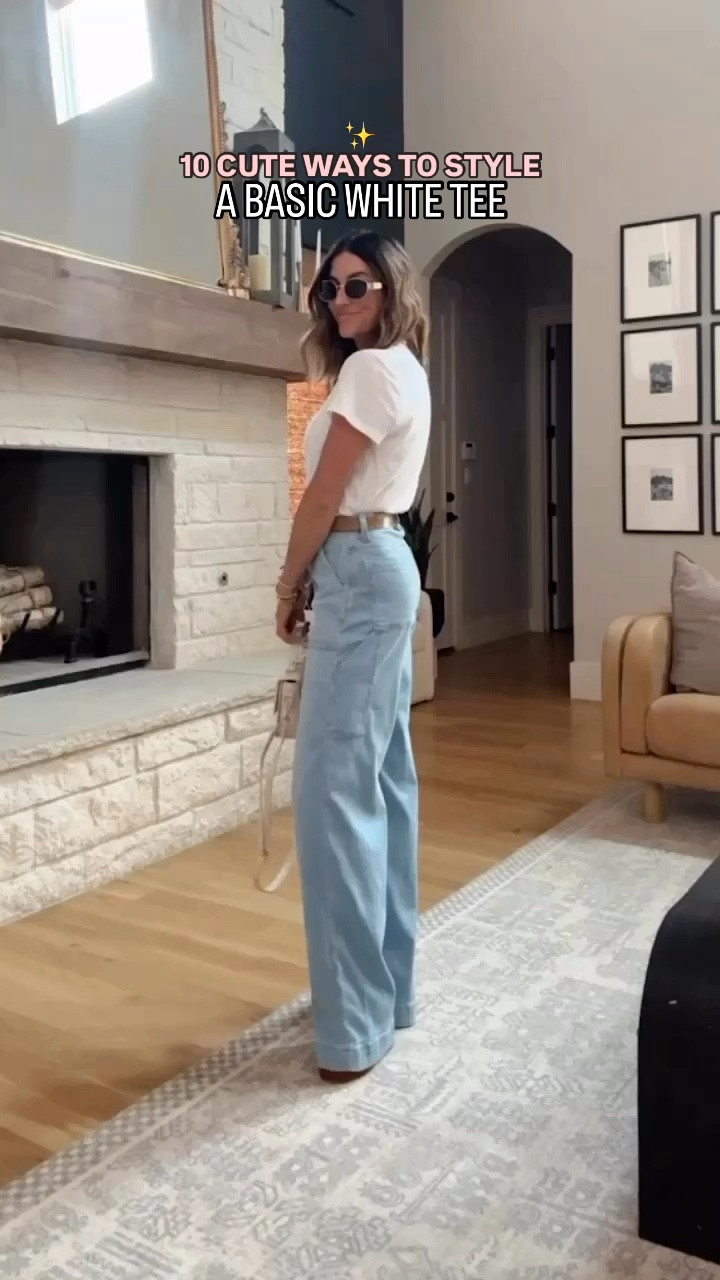 10 ways to style a basic white tee! Wearing a small in the tee, and it’s on sale for $8 today! 

#LTKFindsUnder50 #LTKStyleTip #LTKFindsUnder100