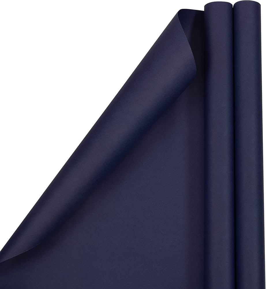 JAM Paper Gift Wrap - Matte Wrapping Paper - 50 Sq Ft Total (30 in x 10 Ft Each) - Matte Presiden... | Amazon (US)