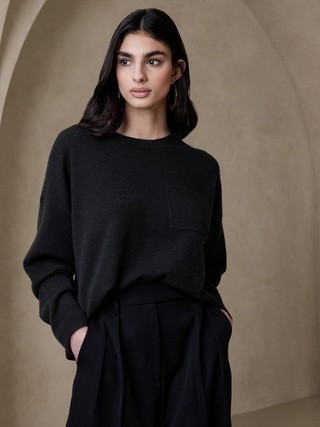 Caro Oversized Lightweight Cashmere Sweater | Banana Republic (US)