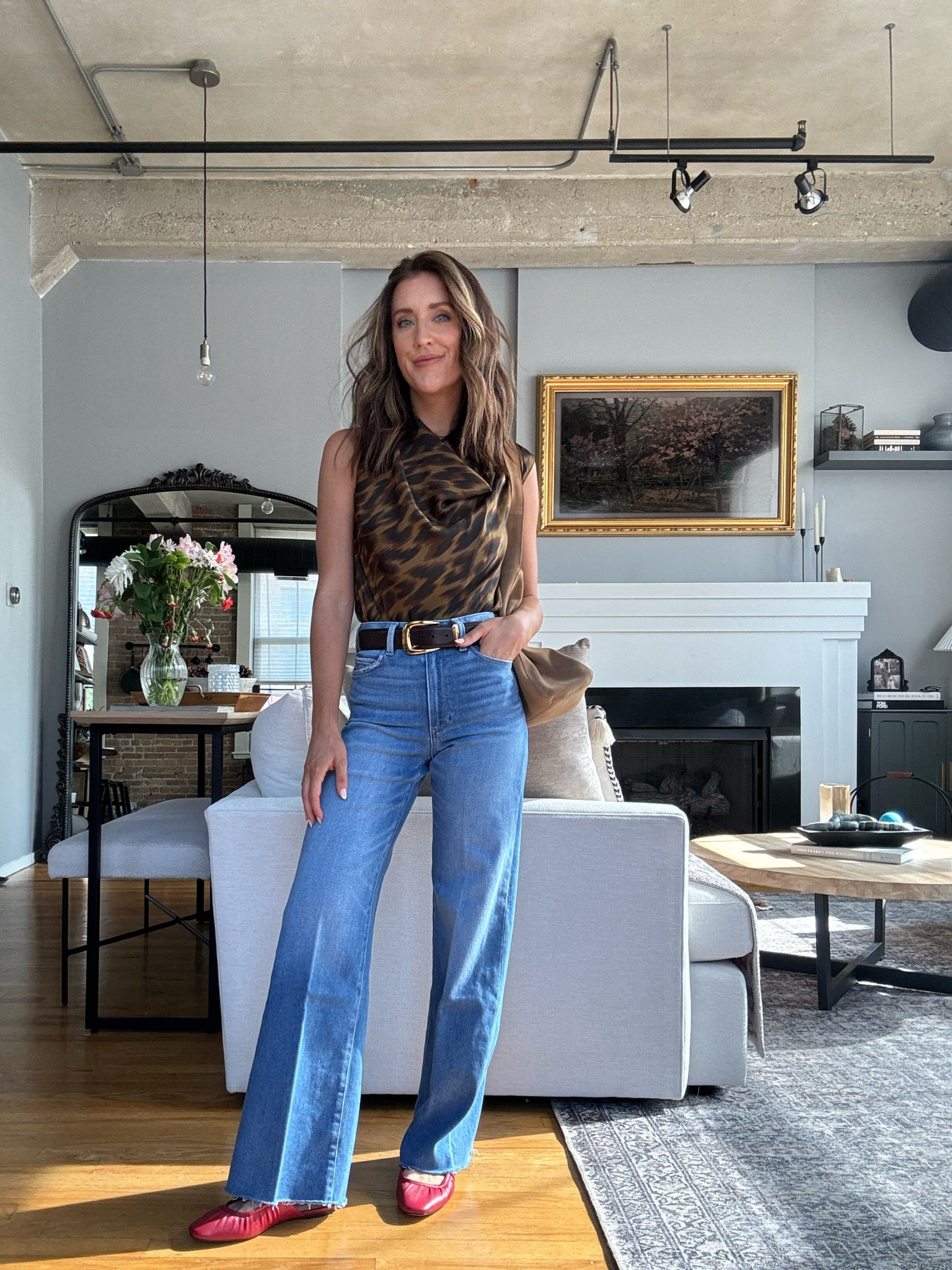 Fall capsule wardrobe- size down in jeans! Love this little work to date night leopard bodysuit!

#LTKWorkwear #LTKSeasonal #LTKFallSale