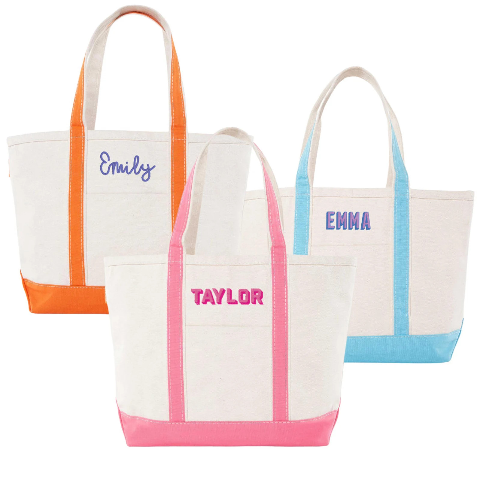 Embroidered Personalized Tote Bag - Gift for Her, Gift for Mom, Bridesmaid Gift, Bride Gift, Trav... | Etsy (US)