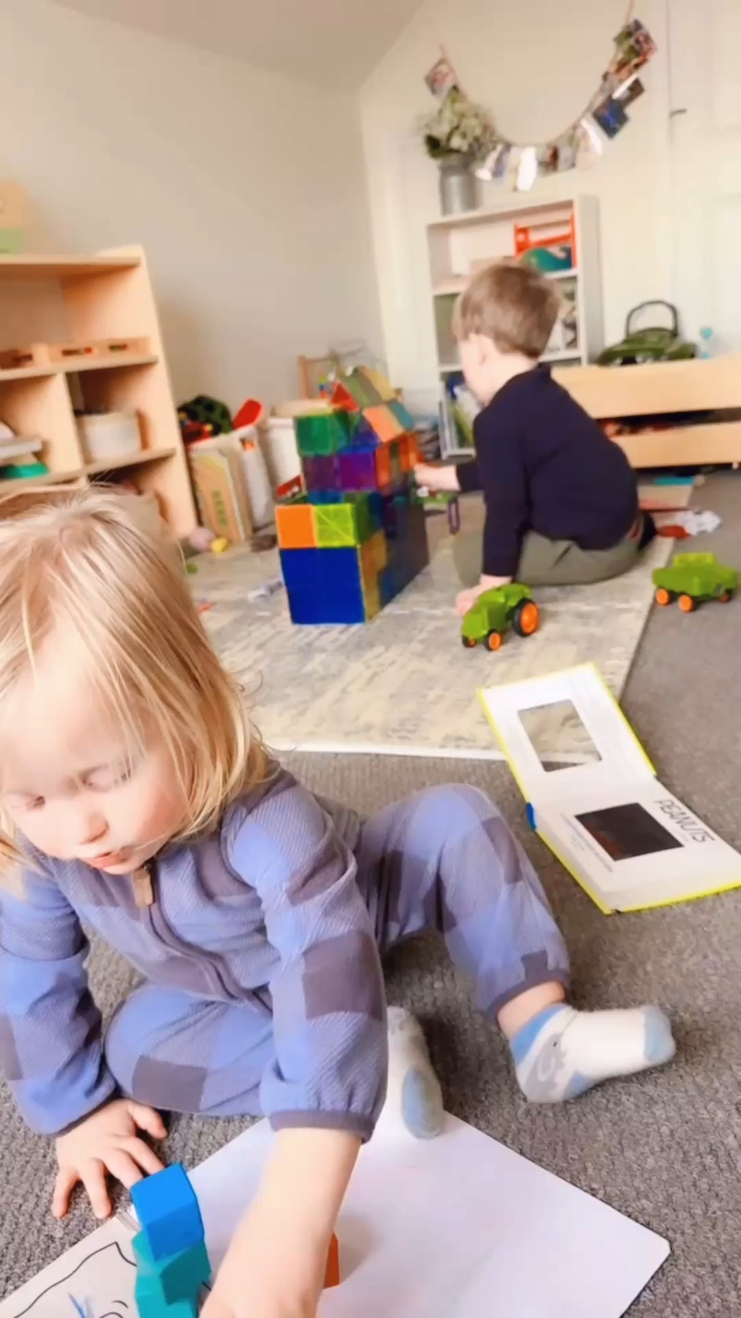 oh these are the days 🤍 
magnatiles & blocks are life around here 🫶🏽