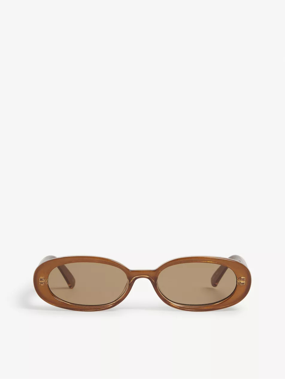 Outta Love oval-frame polycarbonate sunglasses | Selfridges