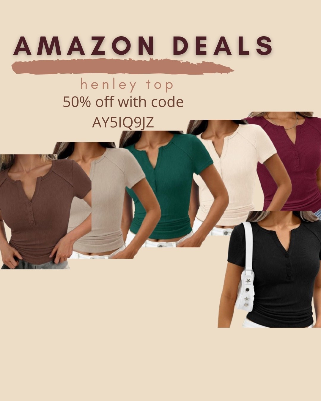 $9 ends 6:14

Amazon fashion
Amazon deals
Henley top

#LTKSaleAlert
