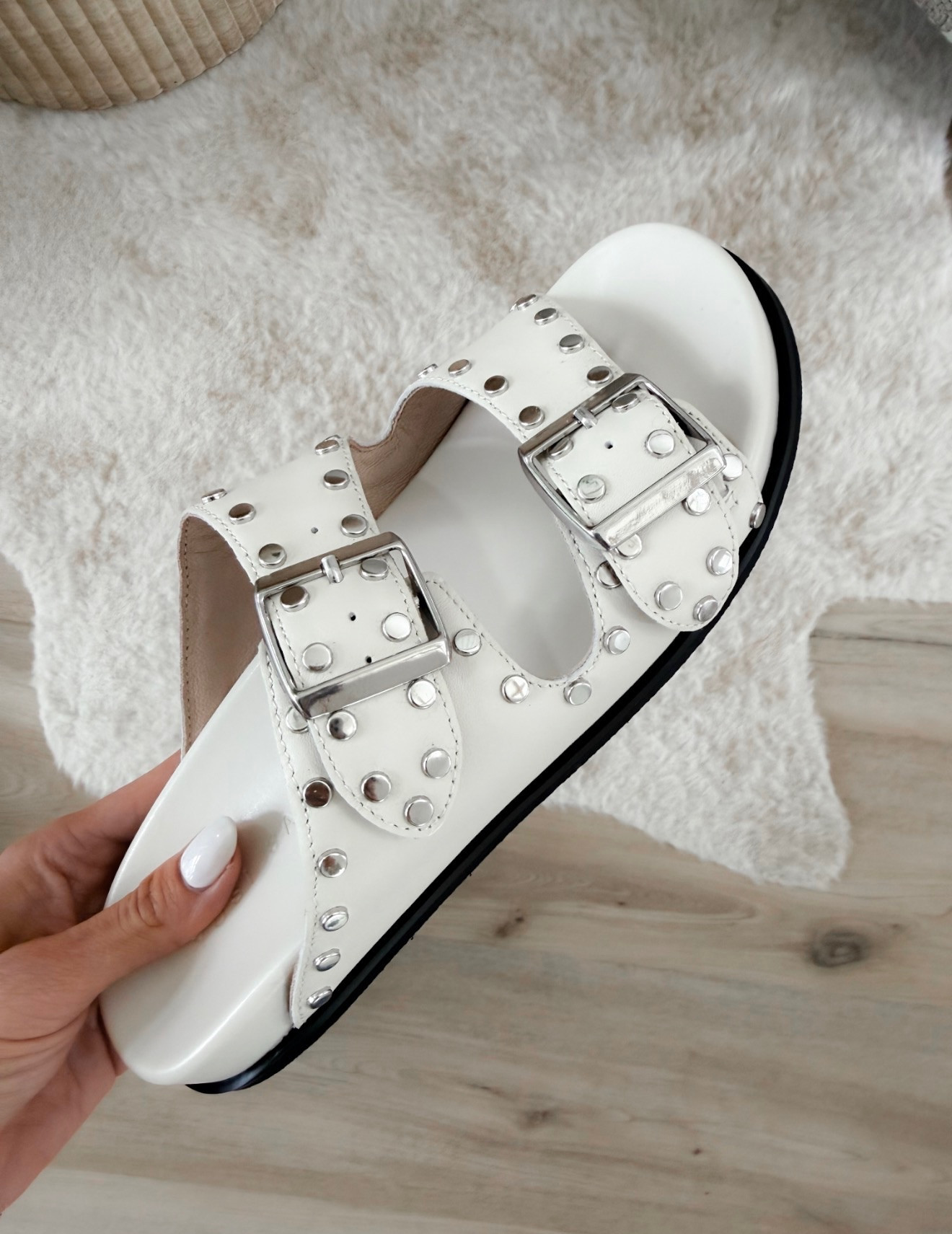 These studded double buckle sandals are such a fun neutral, they add just the right amount of edge while still being easy to style with everything. Super comfortable and perfect for everyday wear.

studded sandals, double buckle sandals, white sandals, neutral shoes, everyday sandals, spring shoes, casual outfit, comfortable sandals, summer style, annabrstyle

#LTKSeasonal #LTKSwim #LTKootd