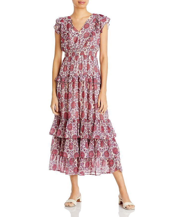 AQUA Ruffled Floral Maxi Dress - 100% Exclusive Back to Results -  Women - Bloomingdale's | Bloomingdale's (US)