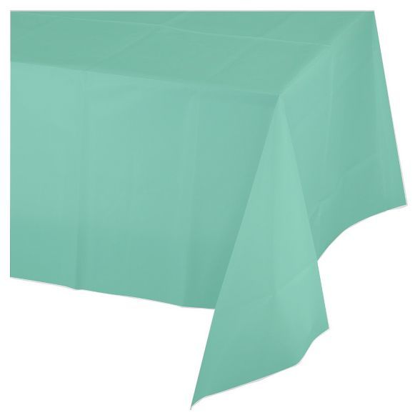 Fresh Mint Green Disposable Tablecloth | Target