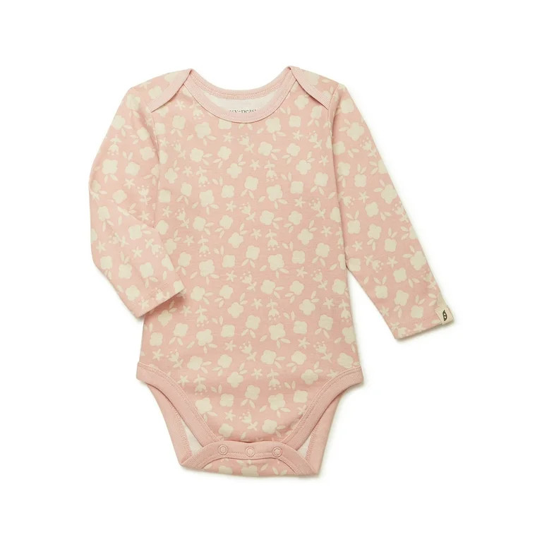easy-peasy Baby Print Bodysuit with Long Sleeves, Sizes 0/3-24 Months | Walmart (US)