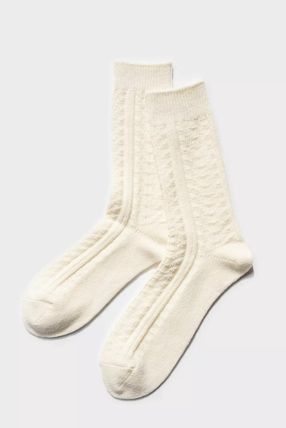 PAPER PROJECT Superwash Merino Wool Cable Socks | Urban Outfitters (US and RoW)