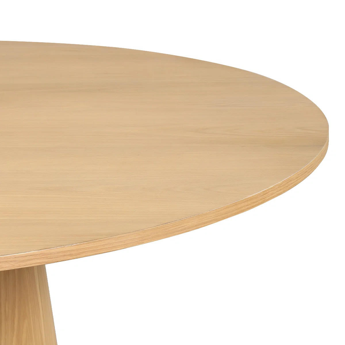 Adelyn 52" Solid Oak Round Pedestal Dining Table | Wayfair North America