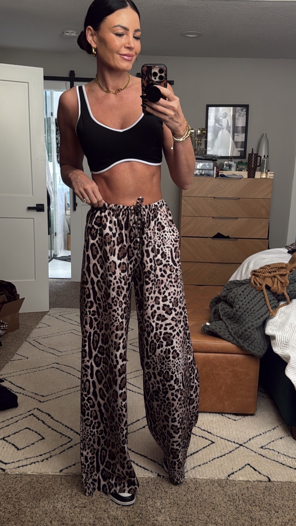Bra L
Pants 8 tall should have size down

#LTKSaleAlert #LTKTall #LTKOver40