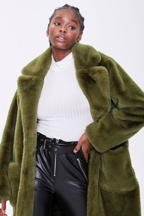 Plush Satin-Lined Coat | Forever 21 (US)
