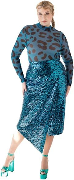 Pantora Womens Sequin Wrap Skirt | Amazon (CA)